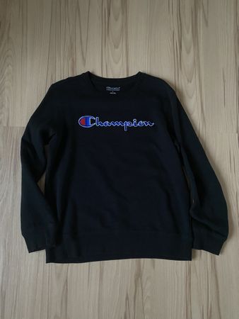 SCHWARZES CHAMPION SWEATSHIRT SIZE L KINDERGRÖSSE