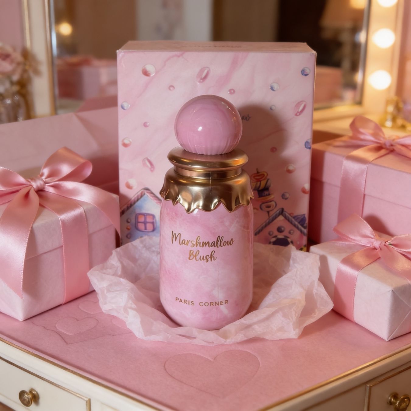 Parfum & Eau de Toilette: Marshmallow Blush - Paris Corner - 100 ml – Neu und originalverpackt aus St-Maurice von Sandrinette123