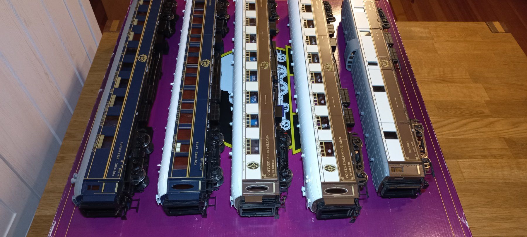 Modellini di ferrovie: M.T.H. Spur 0 Sncf CIWL / Pullman 5teilig – Usato da Olten venduto da bananariff 4