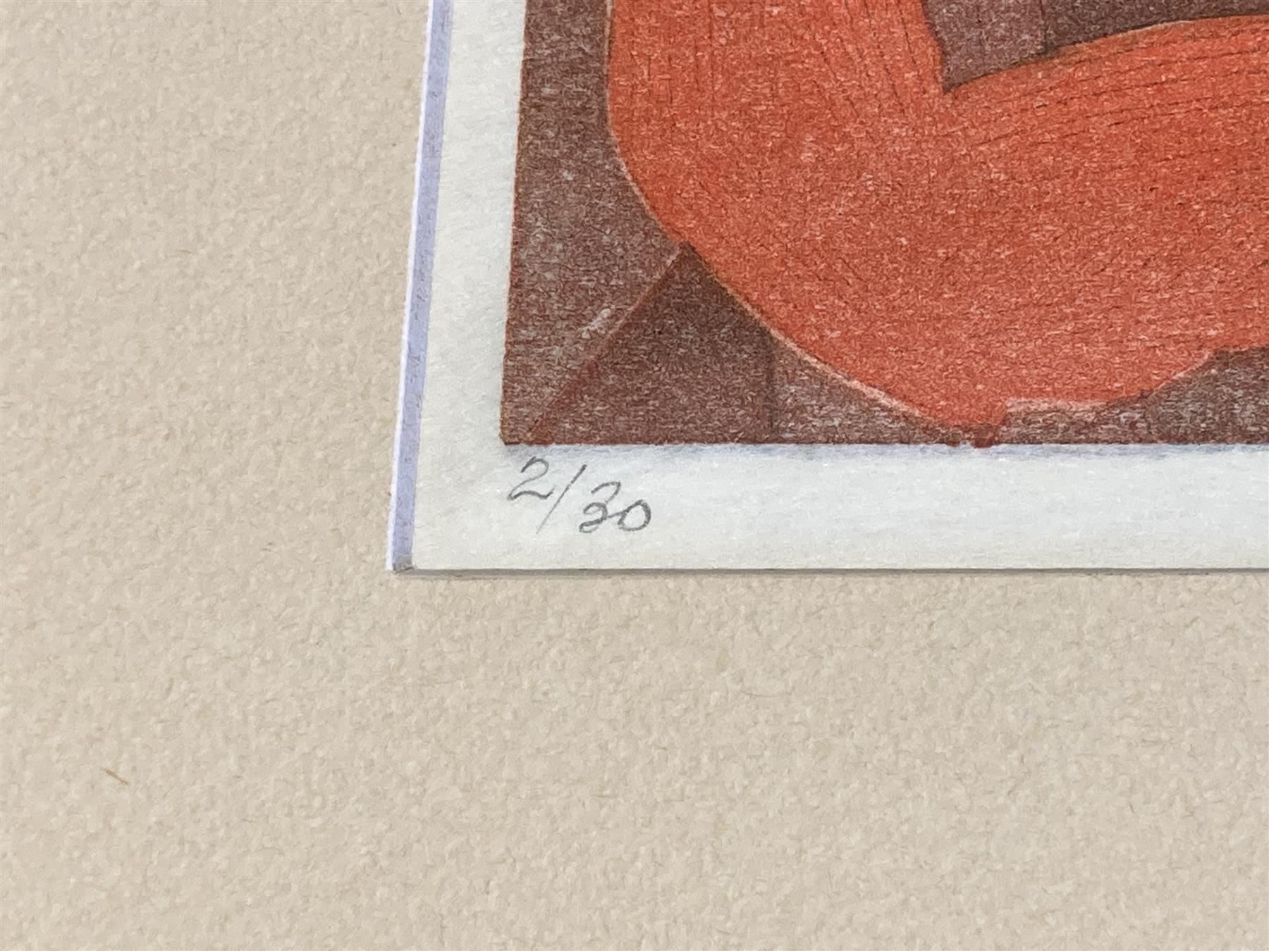 Gravures sur bois: Holzschnitt Komposition monogrammiert – D'occasion à Bern par Jwpm66 2