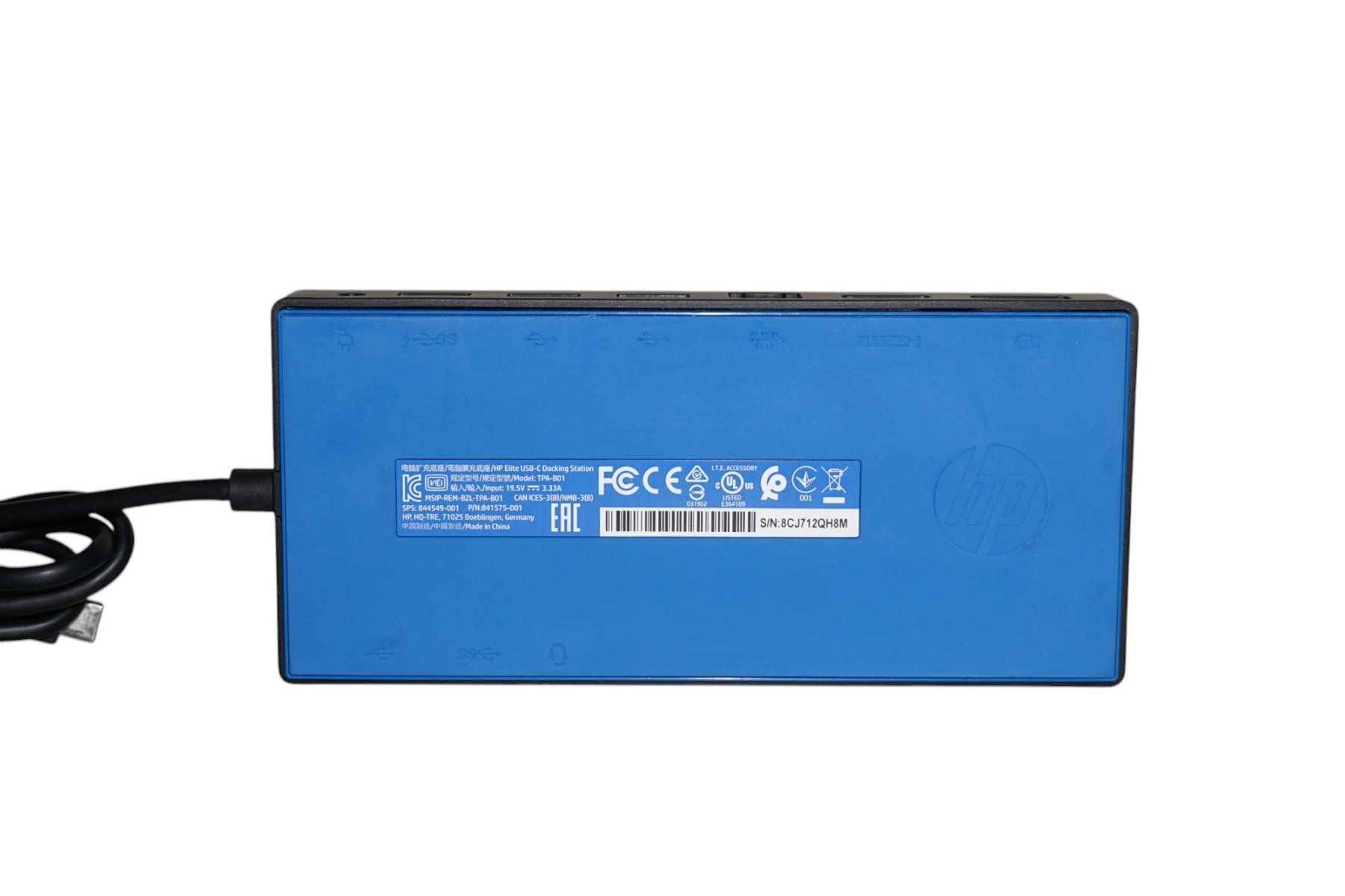 Hewlett Packard Docking station: HP Elite USB-C Docking-Station TPA-B01 – Usato da Basel venduto da David25 3