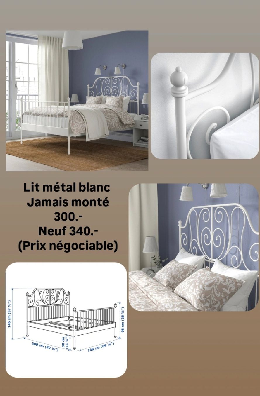 Ikea Letti: A vendre lit + canapé prix négociable – Usato da Nuvilly venduto da JoanaCas