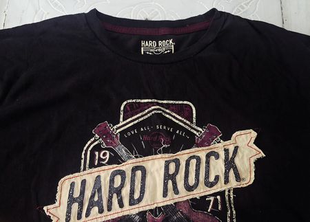 T-shirt Hard Rock Cafe Valencia Patchwork Rock - XL