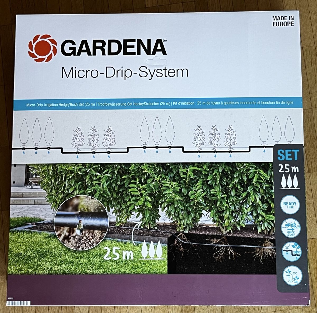 Gardena Tubi & Tubi flessibili: GARDENA Micro-Drip-System Set 25 m neu – Nuovo e nell'imballaggio originale da Basel venduto da Cmueggi