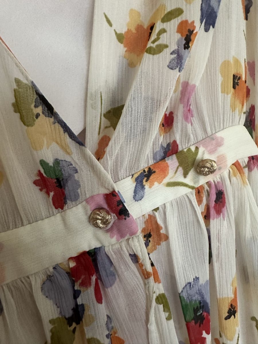 Zara Vestiti: Zara Sommerkleid mit Blumen-Muster Grösse S – Usato da Stäfa venduto da buecher10 3
