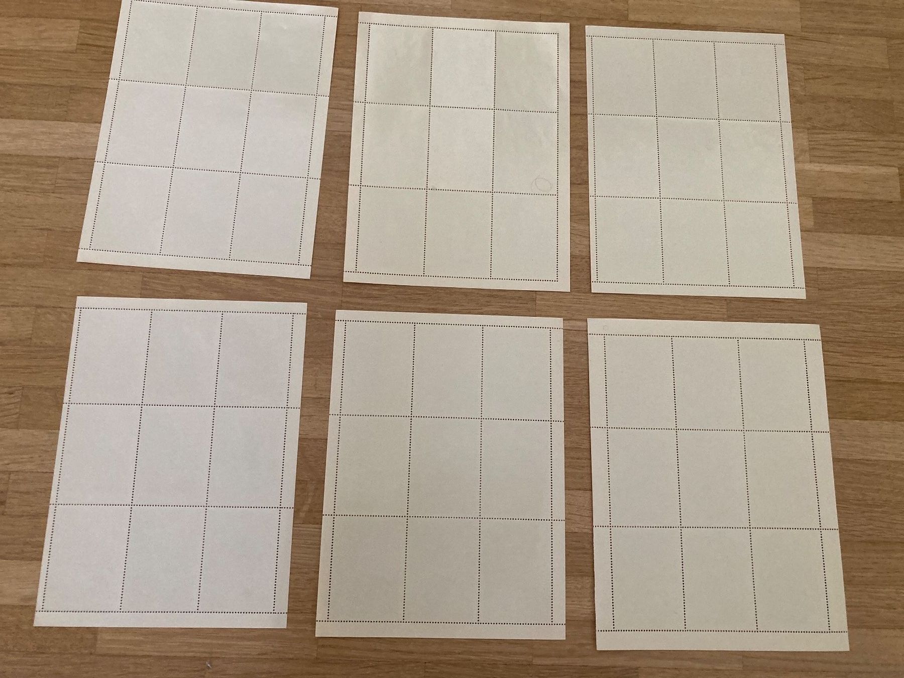 Alle Briefmarken: 6 Briefmarken Bögen Rep. de Guinea ecuatorial, postfrisch – Neu (gemäss Beschreibung) aus Winterthur von Quilterin 1