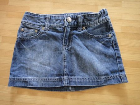 Jeans Rock. Benetton. Mädchen XS. 110 cm. 5 Jahre