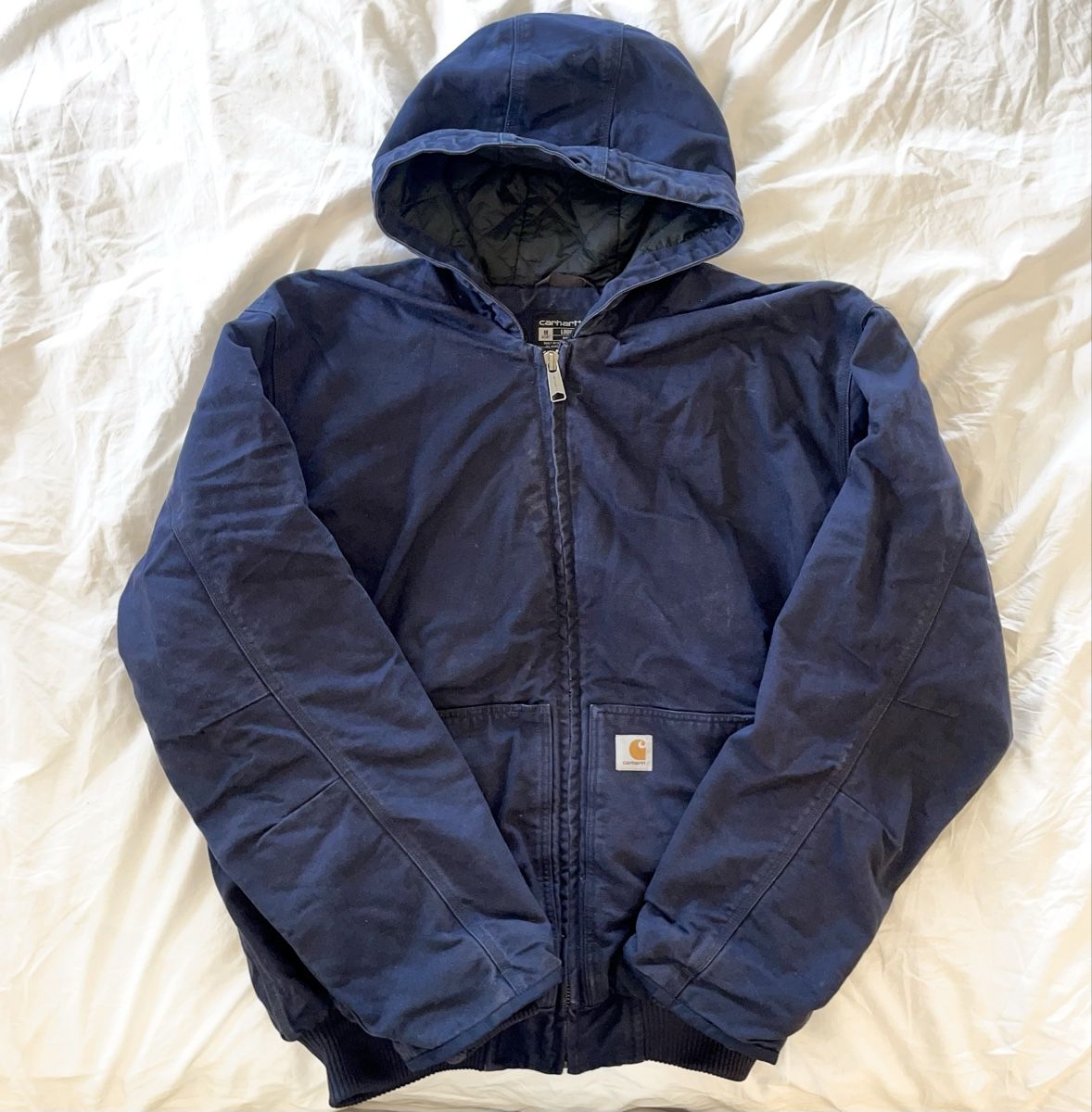 Carhartt Giacche: Carhartt Navy Blue Vintage Work Jacket – Usato da Wabern venduto da alestae