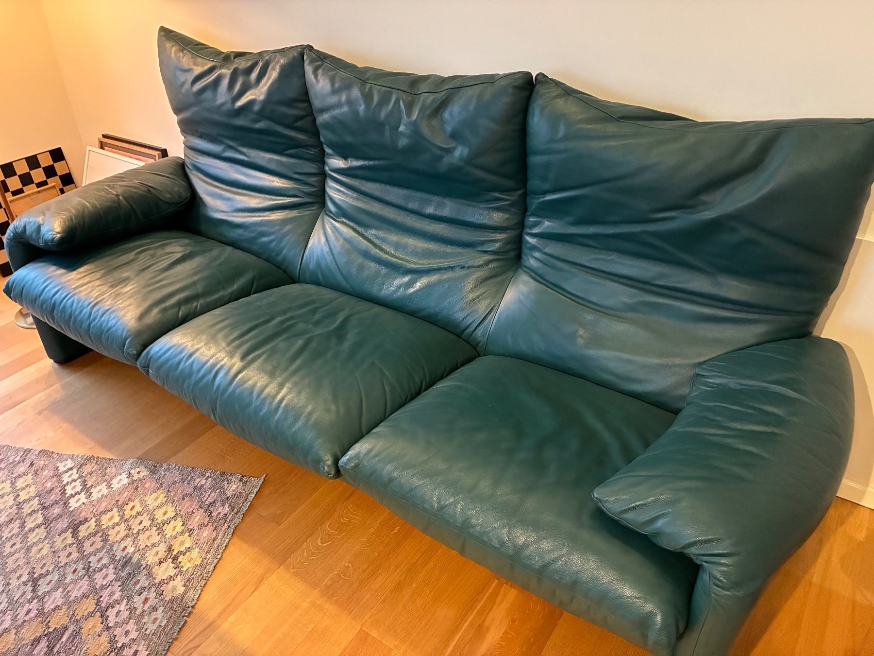 Cassina Divani: Maralunga Sofa von Cassina aus Leder – Usato da Zürich venduto da jos_tw7d 1