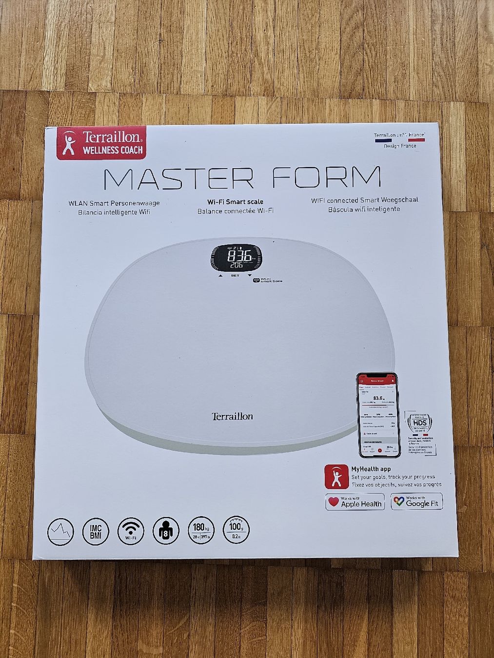 Terraillon Bilance pesapersone: Teraillon Master Form WiFi Scale - New 2 years warranty – Nuovo (secondo la descrizione) da Zürich venduto da Walachus