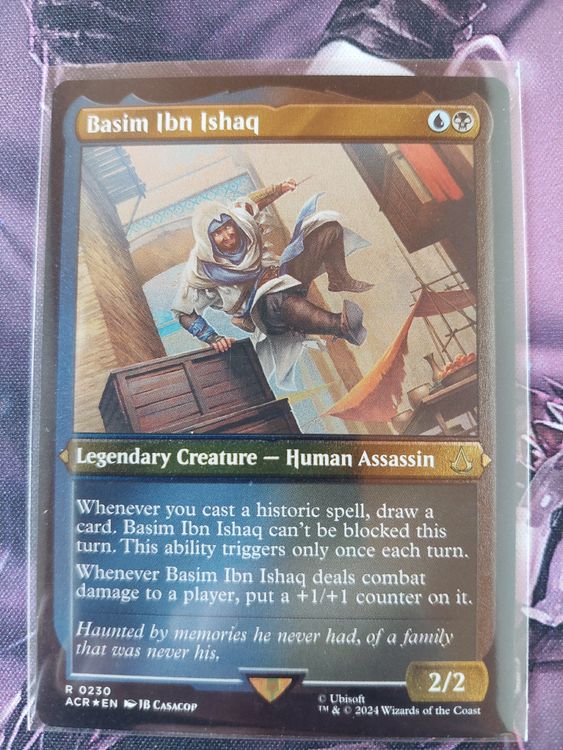 Basim Ibn Ishaq mtg Assassin's Creed (Etched Foil) | Kaufen auf Ricardo