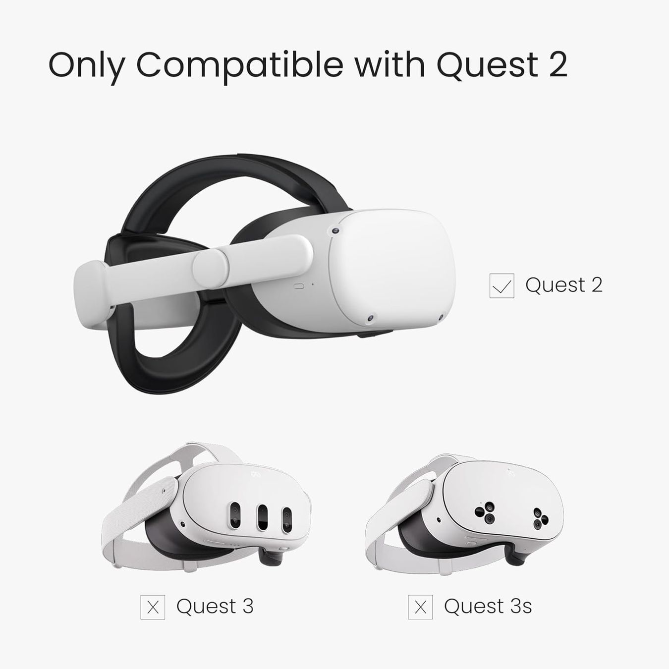 VR Brille: KIWI design | Sangle Élite Réglable Compatible Meta Quest 2 – Neu (gemäss Beschreibung) aus Sion von bitfenix 5