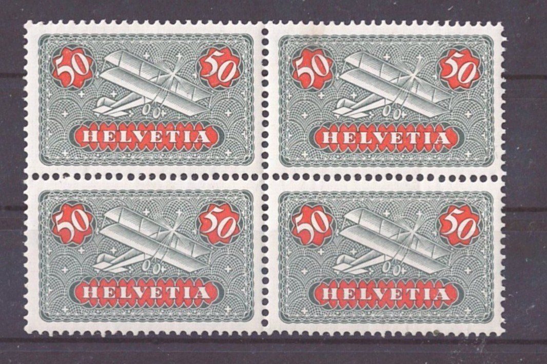 Alle Briefmarken: # 98 --- FLUGPOST GERIFFELT POSTFRISCH – Neu (gemäss Beschreibung) aus Dübendorf von Piero2