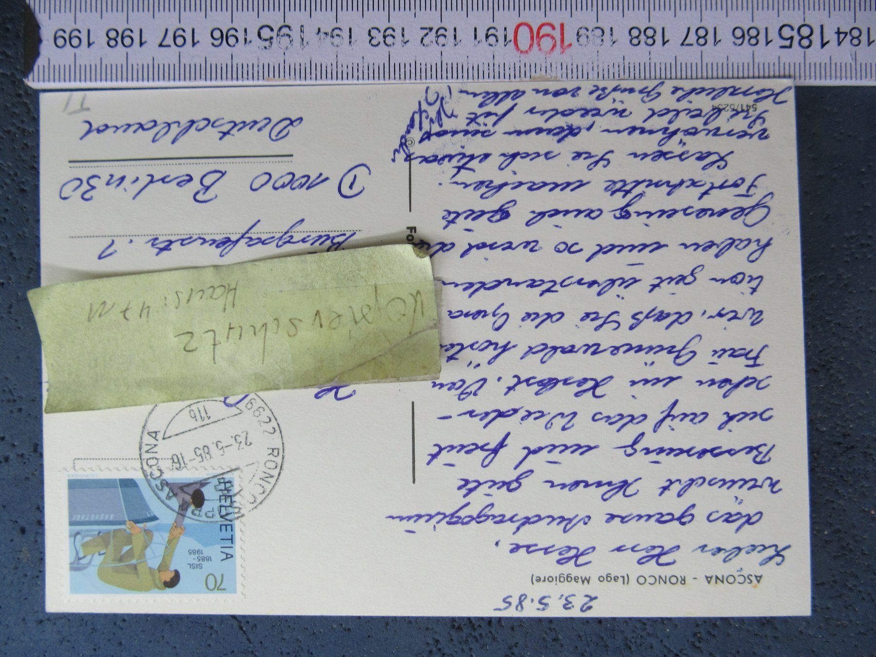 Cartoline postali: ASCONA - RONCO TICINO AK – Usato da Ettingen venduto da Hausi4711 1