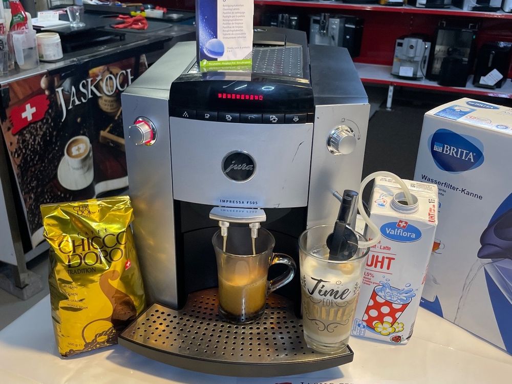 Jura Impressa F505 Frisch ab Service Garantie 6 Monaten Kaufen auf Ricardo