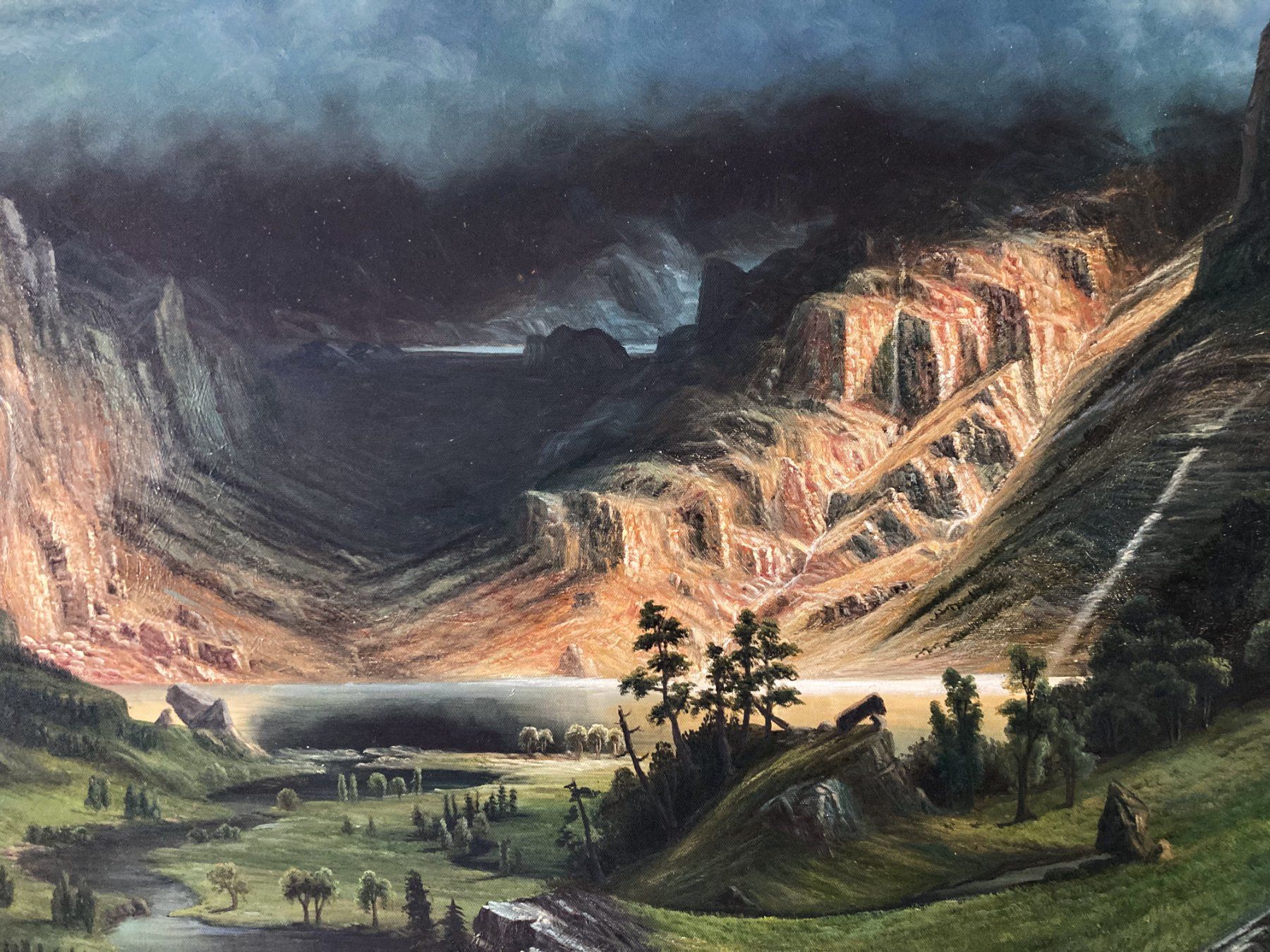 Dipinti: Grand tableau-huile sur toile – Usato da Vaumarcus venduto da Arte-Lovers 3