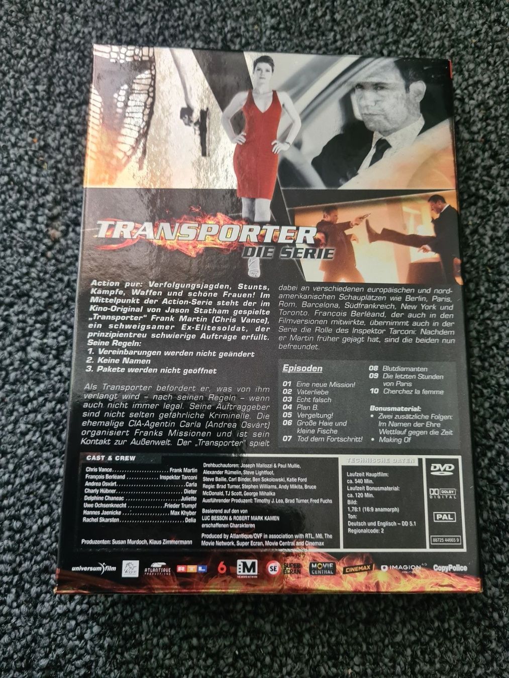 Tutti i DVDs: TRANSPORTER STAFFEL 1 – Usato da Ruswil venduto da jan_bxl5 1