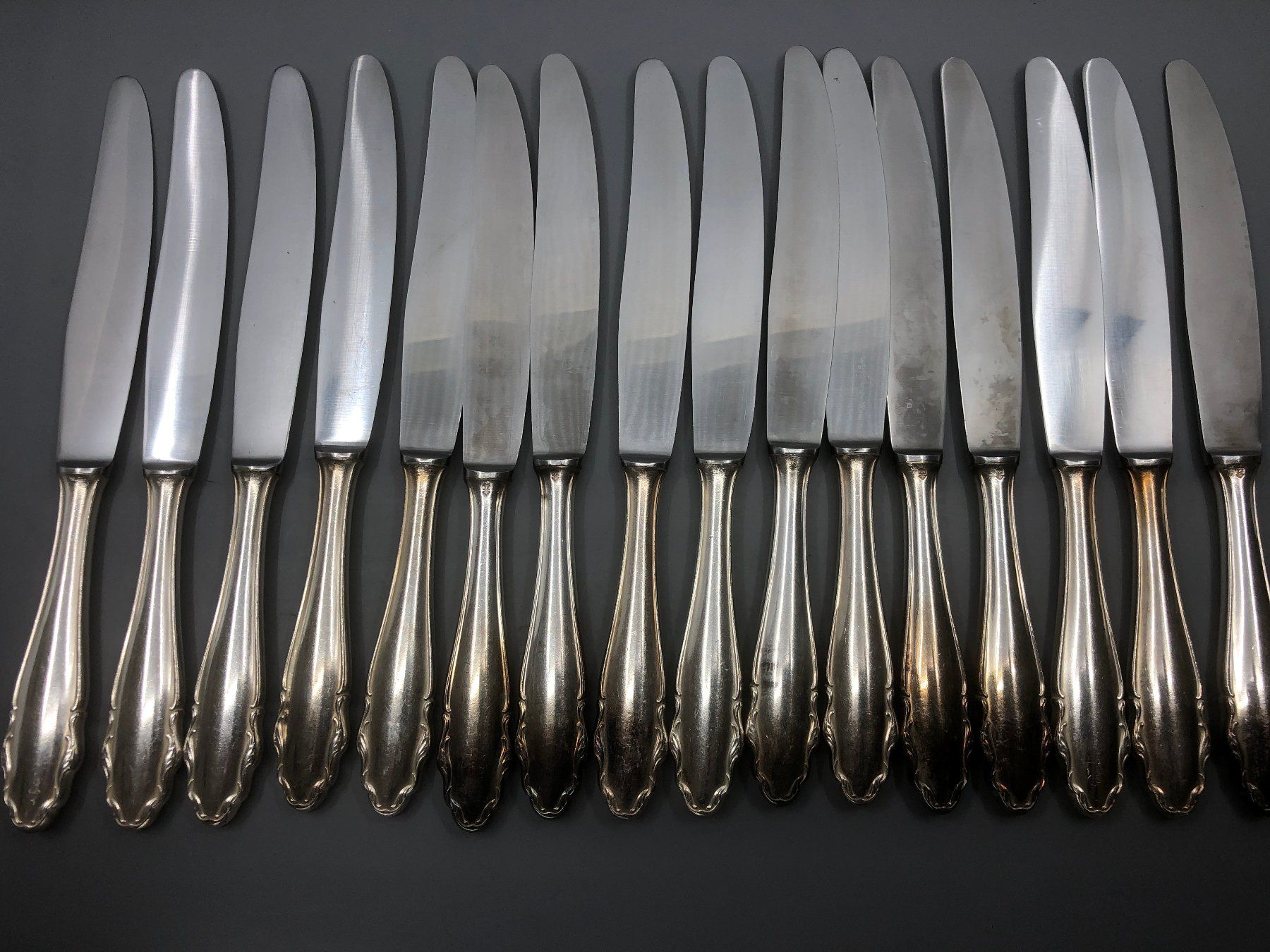 Posate: 2x Tafelmesser versilbert WMF Modell 2200 – Usato da Basel venduto da Tiabeanie 6
