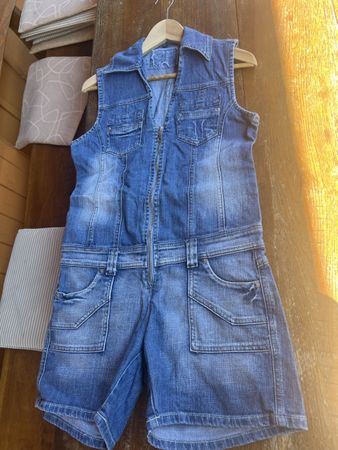 Denim Jumpsuit kurz, Damen, Grösse M, guter Zustand