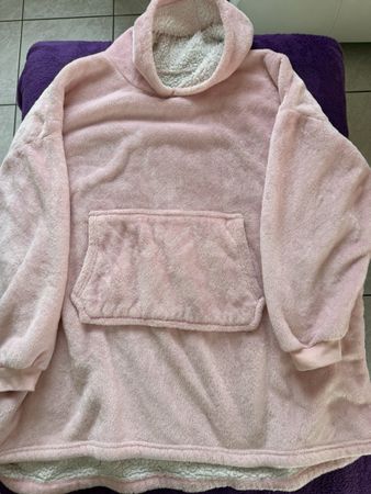 Sweat à capuche rose unisexe taille unique bon état