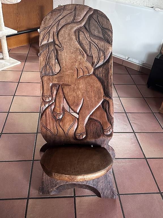 Sedie: Chaise en bois éléphant  – Usato da Penthaz venduto da Oceane40