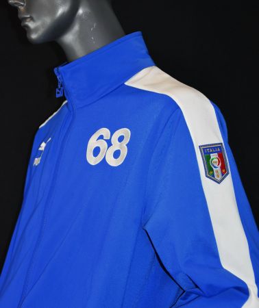 Puma Fussball ITALIEN Training-Jacke Übergangsjacke/blau/XL