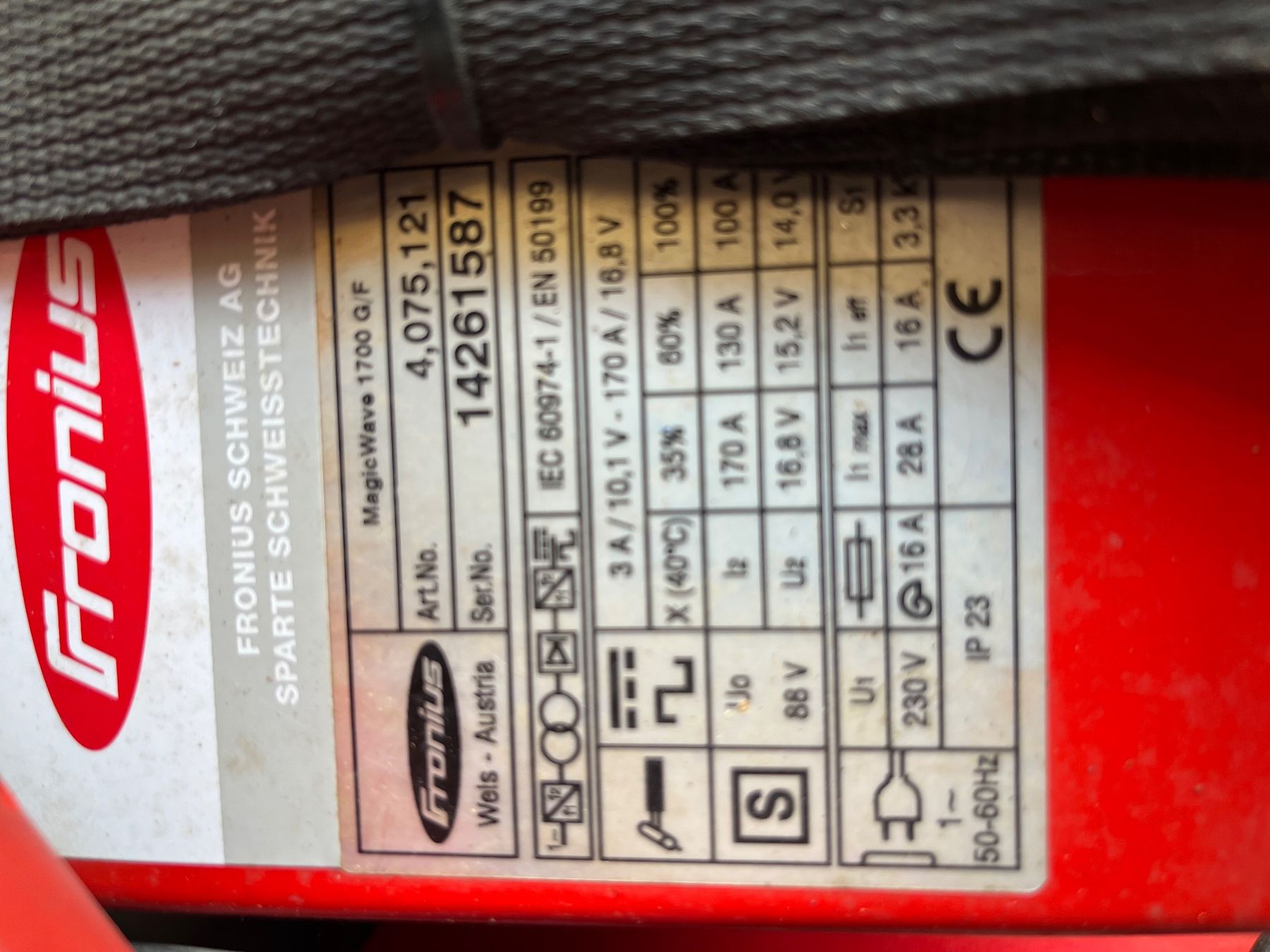 Saldatori: Fronius MagicWave 1700 Schweissgerät WIG / TIG – Usato da Elgg venduto da nefernst 1