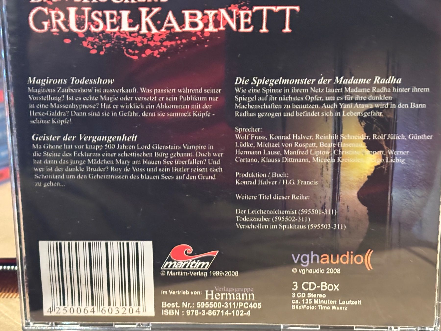 CD: Dan Shockers Gruselkabinett 3CD-Box – Usato da Niederhasli venduto da Hsoz 1