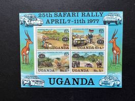 Uganda Safari Rally 1977 Block  ** Luxus (C300)