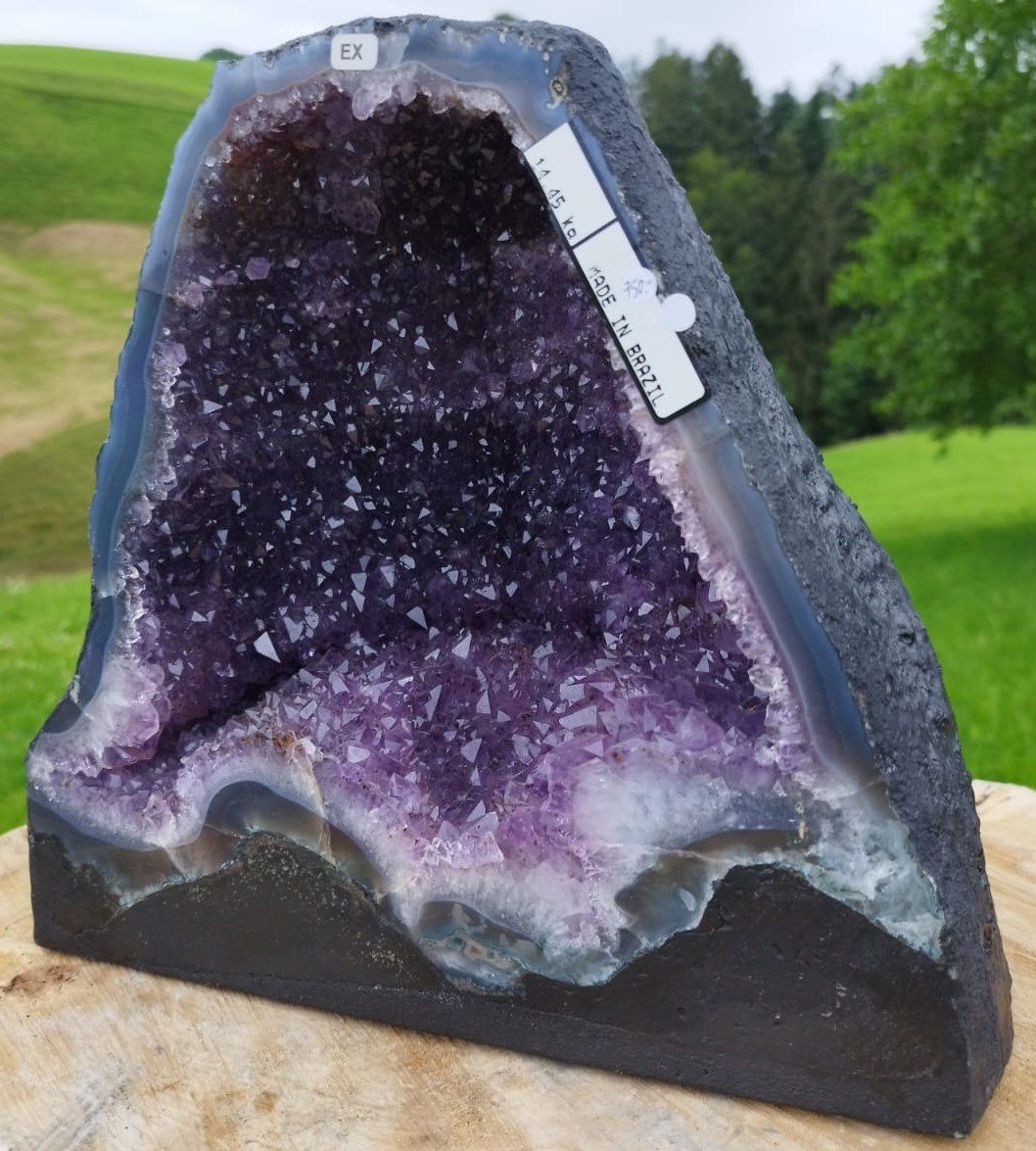 Mineralien & Heilsteine: Majestätische Amethystdruse aus Brasilien – Neu (gemäss Beschreibung) aus Rheineck von