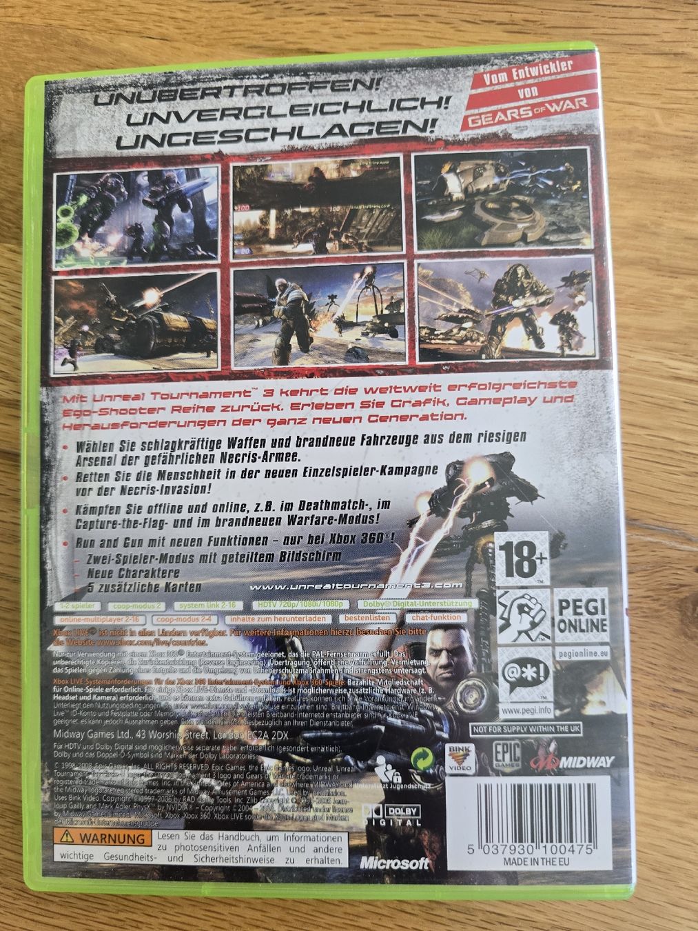 Microsoft Giochi: Unreal Tournament 3 (XBOX 360) – Usato da Arisdorf venduto da slangel 1