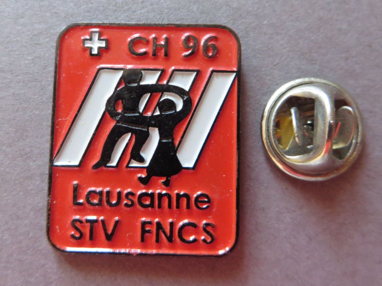 Plaketten & Abzeichen: PIN, LAUSANNE STV FNCS CH96 – Gebraucht aus Neuhausen von luckimucki