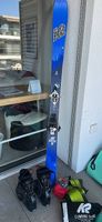 Ski de randonnée K2 /fixation Dynafit /peau /couteaux 