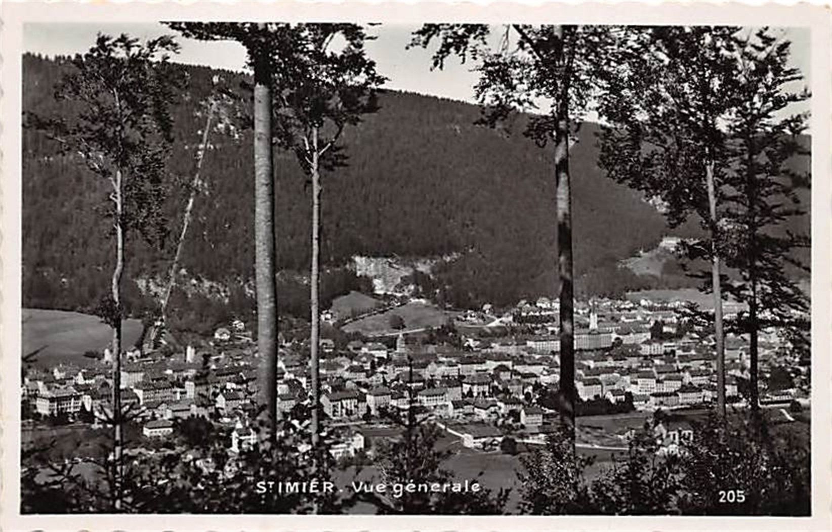 Cartes postales: St. Imier, Vue generale – D'occasion à Ottikon b.Kemptth. par Neptun1974