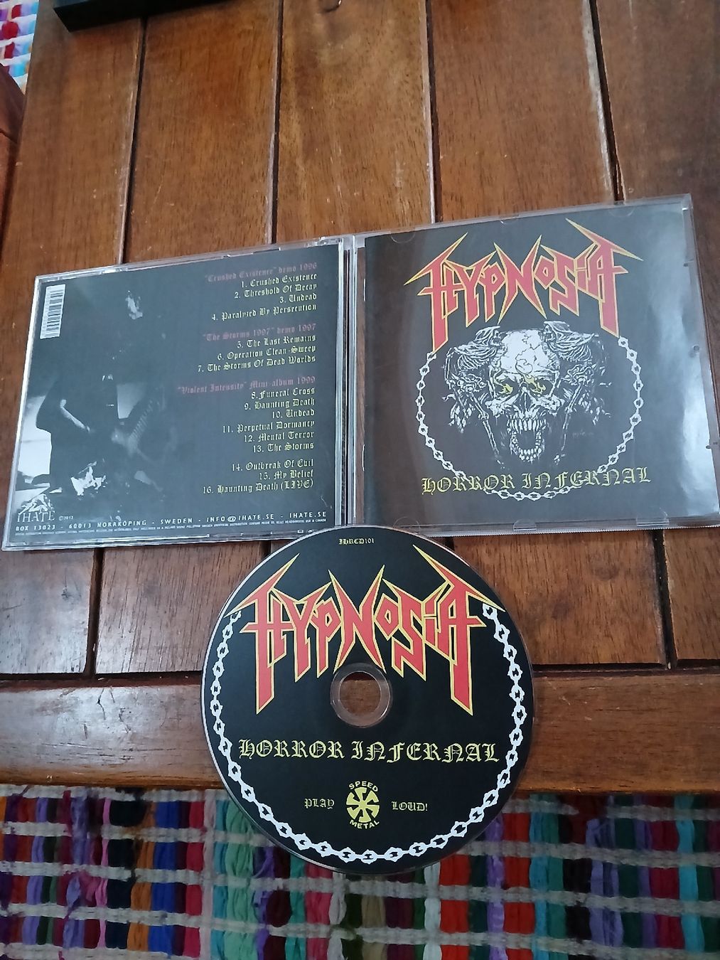 CDs: hypnosia- horror... – Gebraucht aus St-Cergue von VeganWarrior