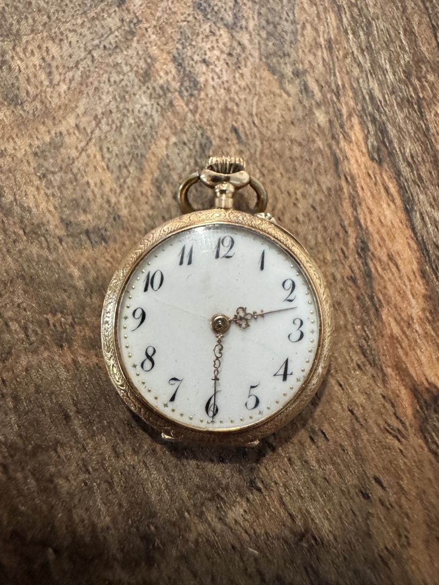 Anhänger: Antike 14K Goldene Taschenuhr oder Anhänger – Gebraucht aus Zürich von rom_mm69