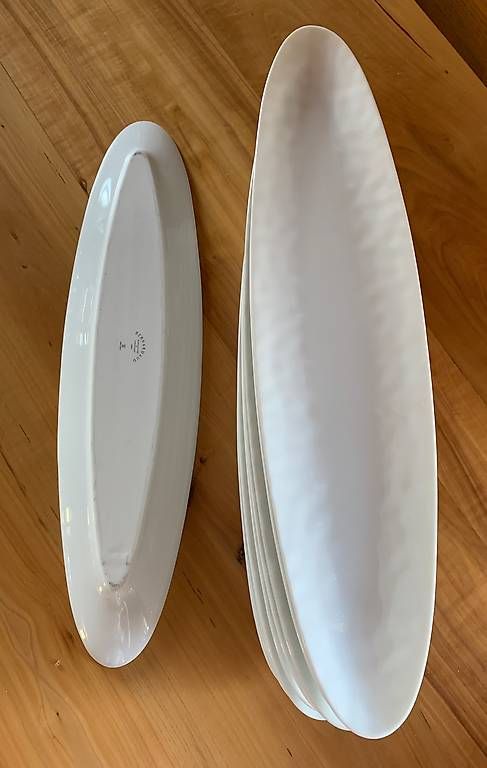 Bernardaud Teller: Assiettes oblongues Bernardaud Limoges – Gebraucht aus choex von con_h7vh 1