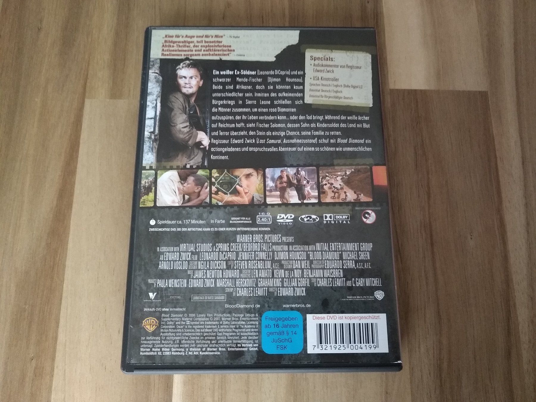 Tous les DVDs: Blood Diamond – D'occasion à Olten par prusik02 2