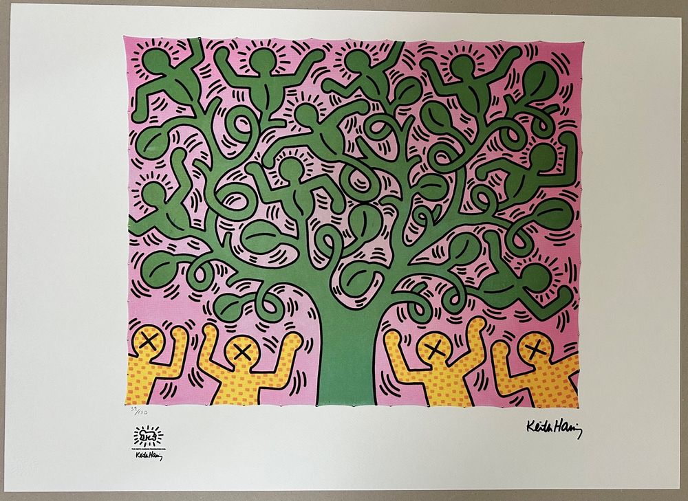 Keith Haring: Tree of Life, POP Art 39/150 (Neu (gemäss Beschreibung ...
