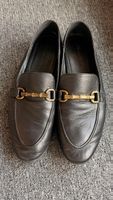 Mocassins Massimo Dutti en cuir noir taille 38
