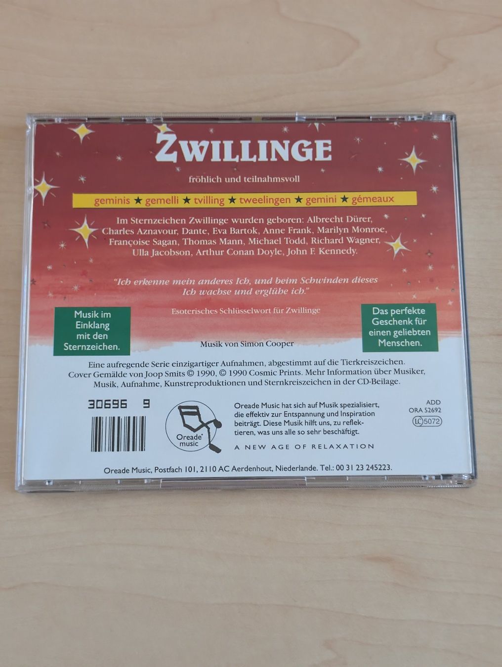CDs: Simon Cooper - Zwillinge – Gebraucht aus Spiez von Crazyduck 1