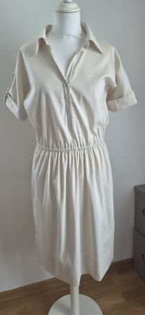 Akris Kleid Beige Baumwolle Grösse 40 