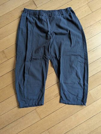 Hose im Barrell-Shape Bio Baumwolle Sweat Gr. 44