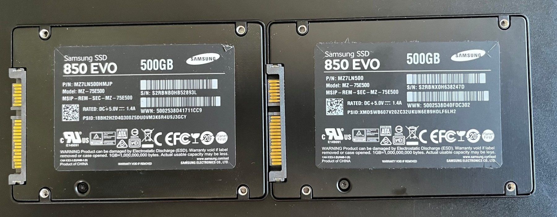 Samsung Disques durs: SSD Samsung 500GB 2 Stk. – D'occasion à Willisau par aronet
