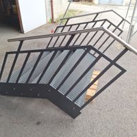 Treppe Metalltreppe Haus Terasse Garten Suva Fluchtweg Top
