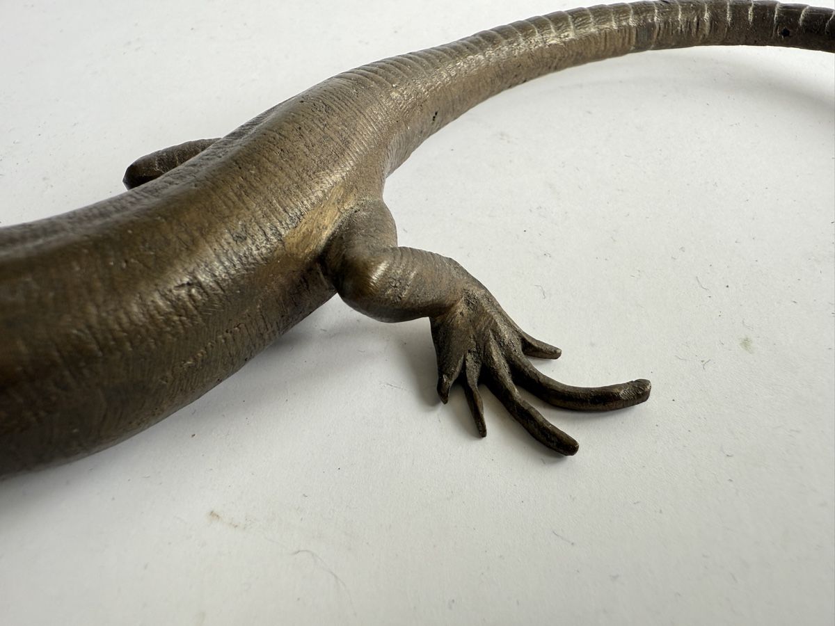 Statuette: Bronze Eidechse 20cm Wiener Bronze – Usato da Zürich venduto da Geniuss 4