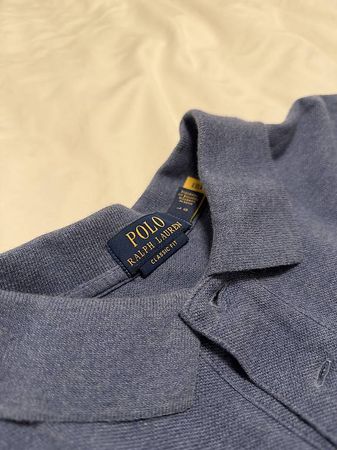 Polo Ralph Lauren Poloshirt blaugrau, Grösse XL, neu