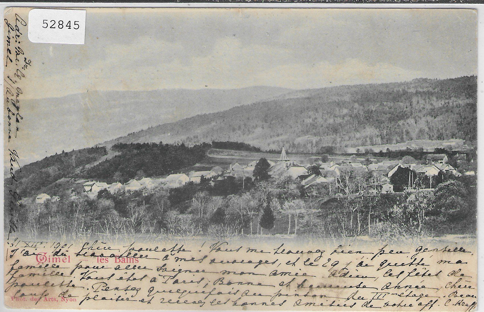 Cartoline postali: Gimel - Les Bains – Usato da Ettingen venduto da Kartenplanet