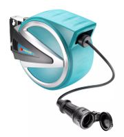 TECHNOCRAFT Kabelrolle mit automatischem Rücklauf 20m