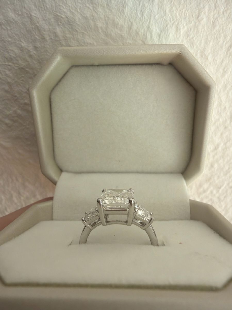 Anelli: Ring 5ct Emerald Cut Diamonds – Nuovo (secondo la descrizione) da Zürich venduto da Pandainlondon 1
